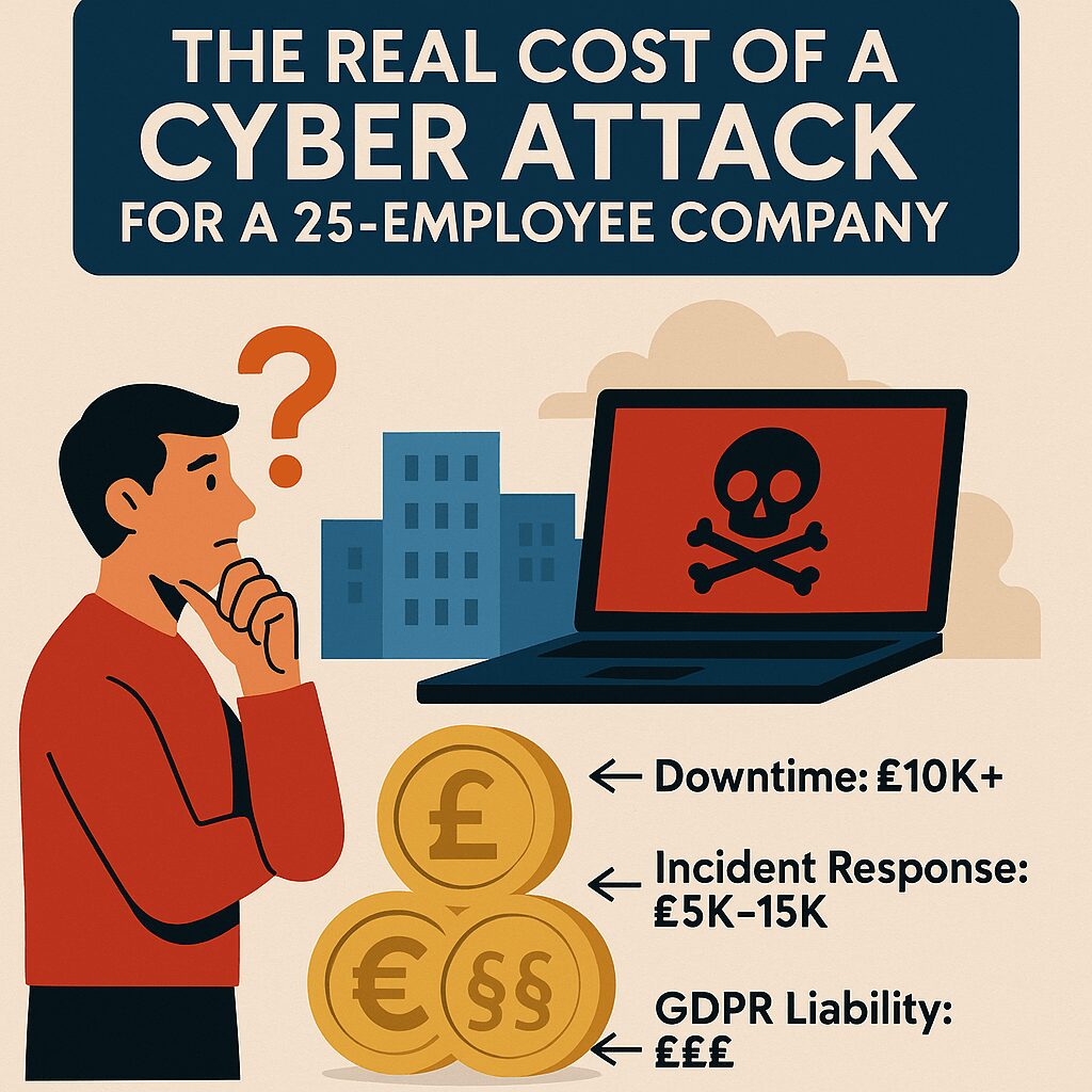 The Real Costs of a Cyber Attack for a 25-Employee Company in the UK